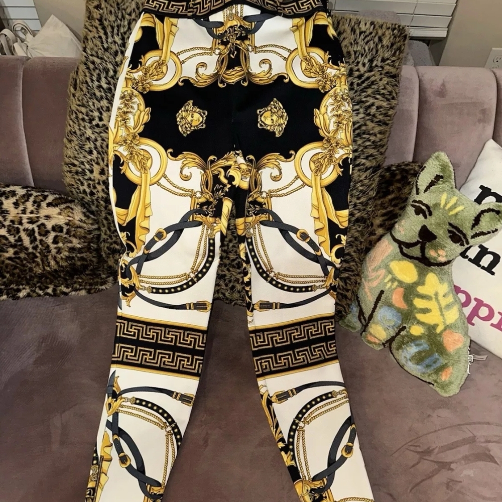 Baroque Print Women's Pants